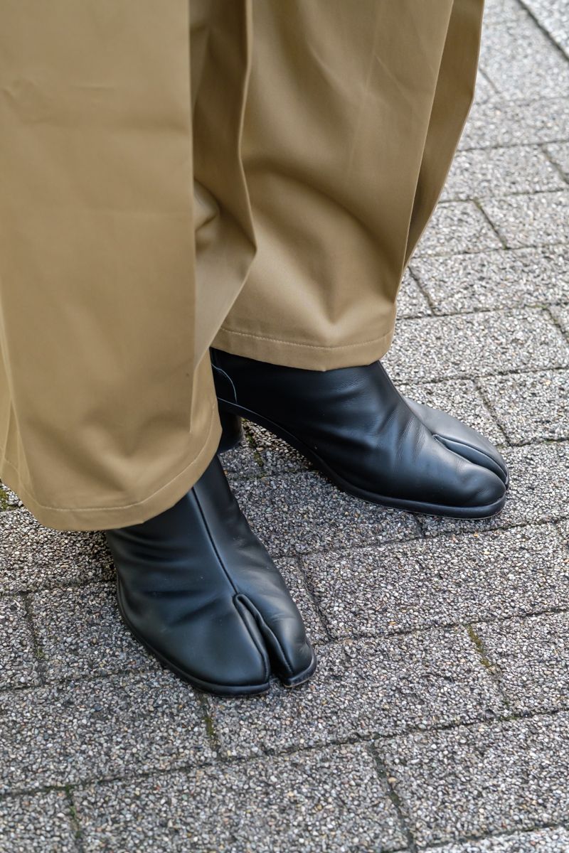 クセ強ワイドPTをレザーJKでドレッシーに 田中良亮 7枚目の写真