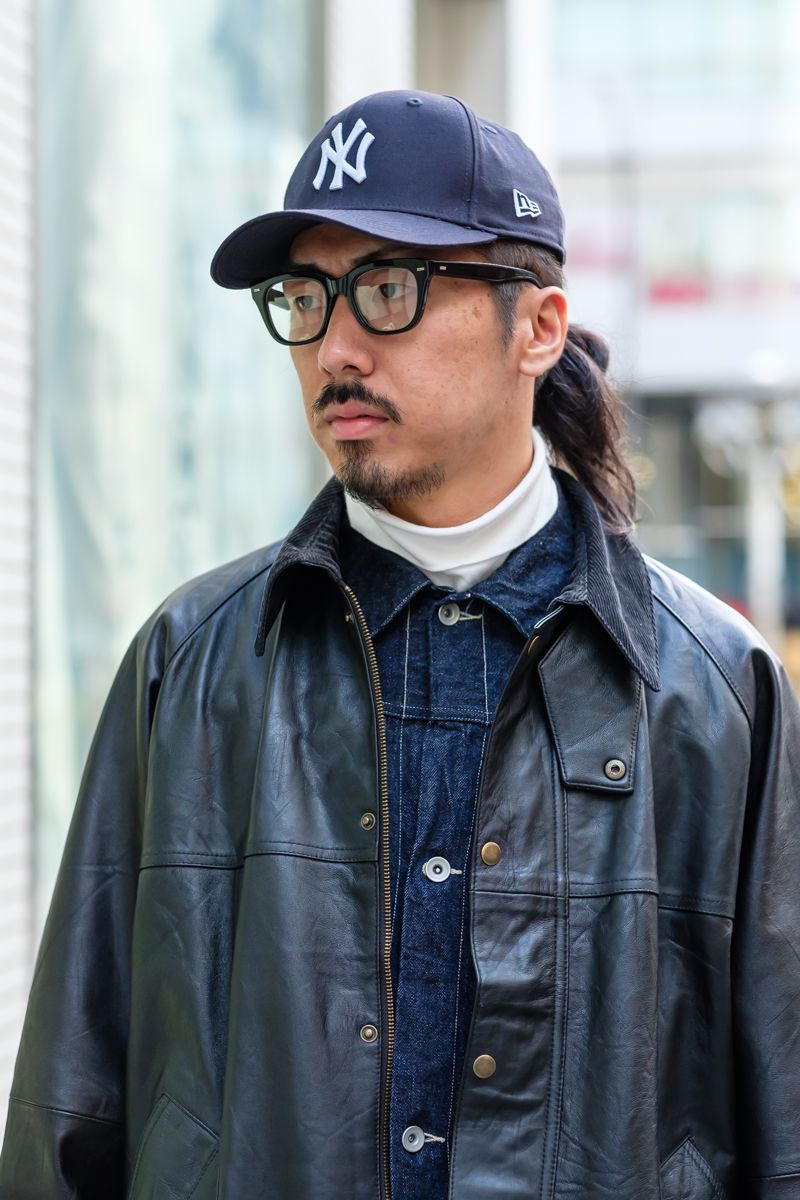 クセ強ワイドPTをレザーJKでドレッシーに 田中良亮 3枚目の写真