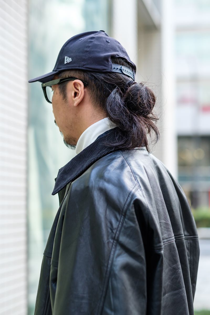 クセ強ワイドPTをレザーJKでドレッシーに 田中良亮 4枚目の写真