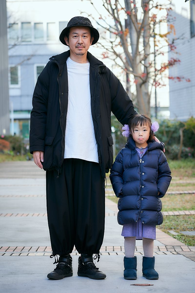 モードなパパに子どものオシャレは親譲り 有川卓也