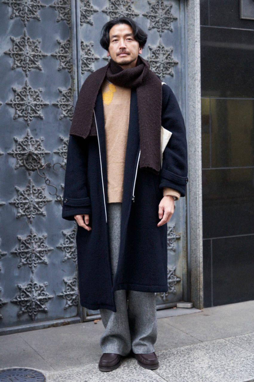 「ギャルソン」愛用者の防寒コーデ好例！肩肘張らずにお洒落に見える3人のスナップ - 9枚目の画像