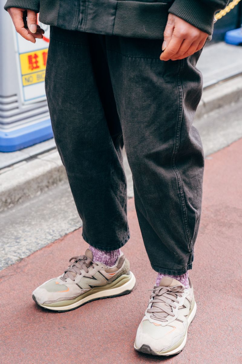 短め丈のパンツで靴下チラ見せ上手 中村 恵 4枚目の写真