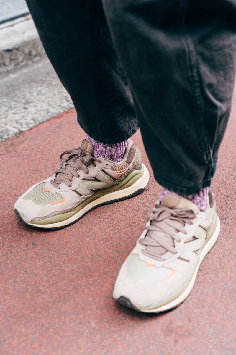 短め丈のパンツで靴下チラ見せ上手 中村 恵 5枚目の写真