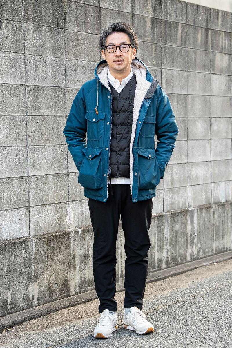 トレンドのアースカラーをさりげなく取り入れるマン 黒岩 章
