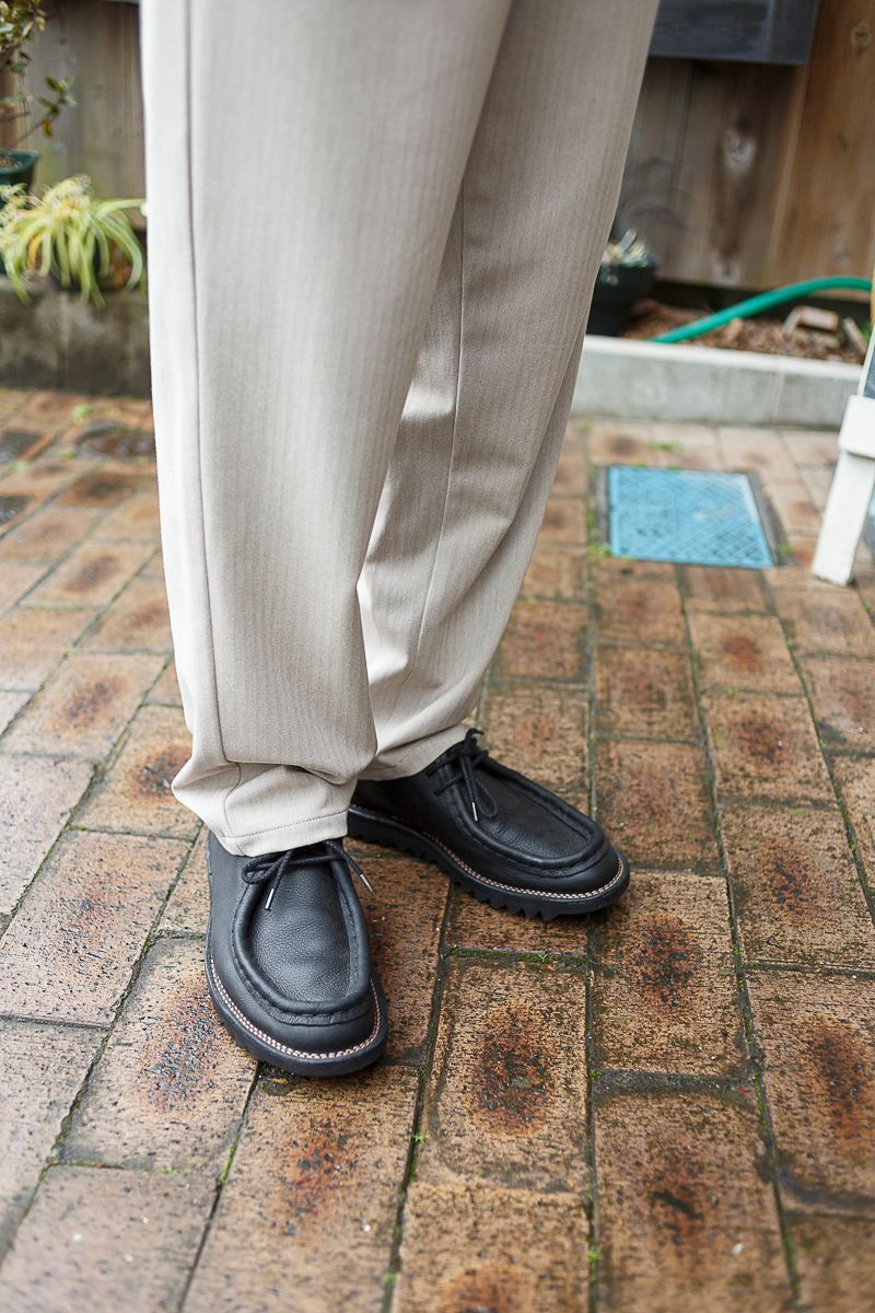 カレッジ風スタジャンにオレンジが利いてる 東海林大輝 5枚目の写真