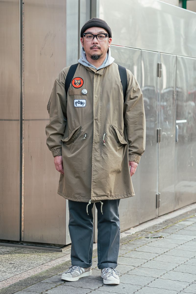 さりげなく着こなすモッズコートの大定番 中村彰宏