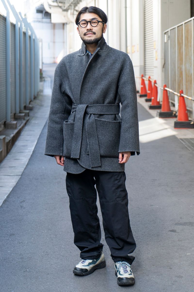 キレイめ眼鏡で野暮ったくないミリタリー 横山博之