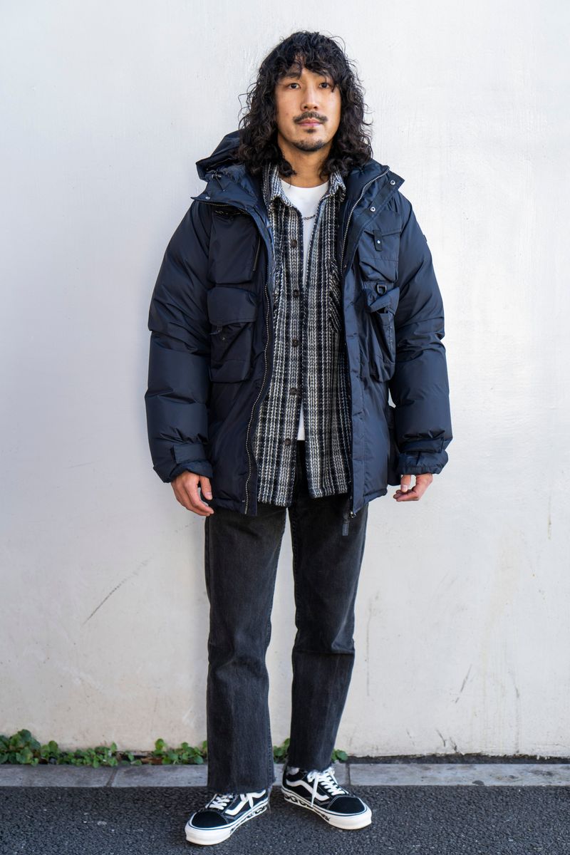 ワントーンコーデにチェック柄を忍ばせて 山中 駿