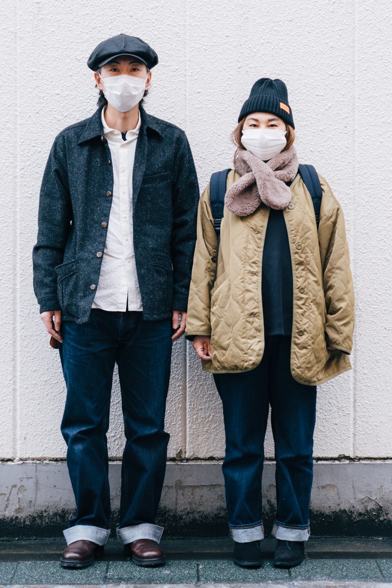 ロールアップのリンクが眼に止まる素敵夫婦 小山田勝己