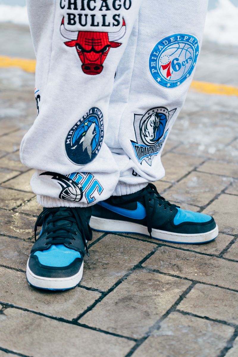 バスケ愛溢れる全チームロゴ入りセットアップ 福来恵一 7枚目の写真