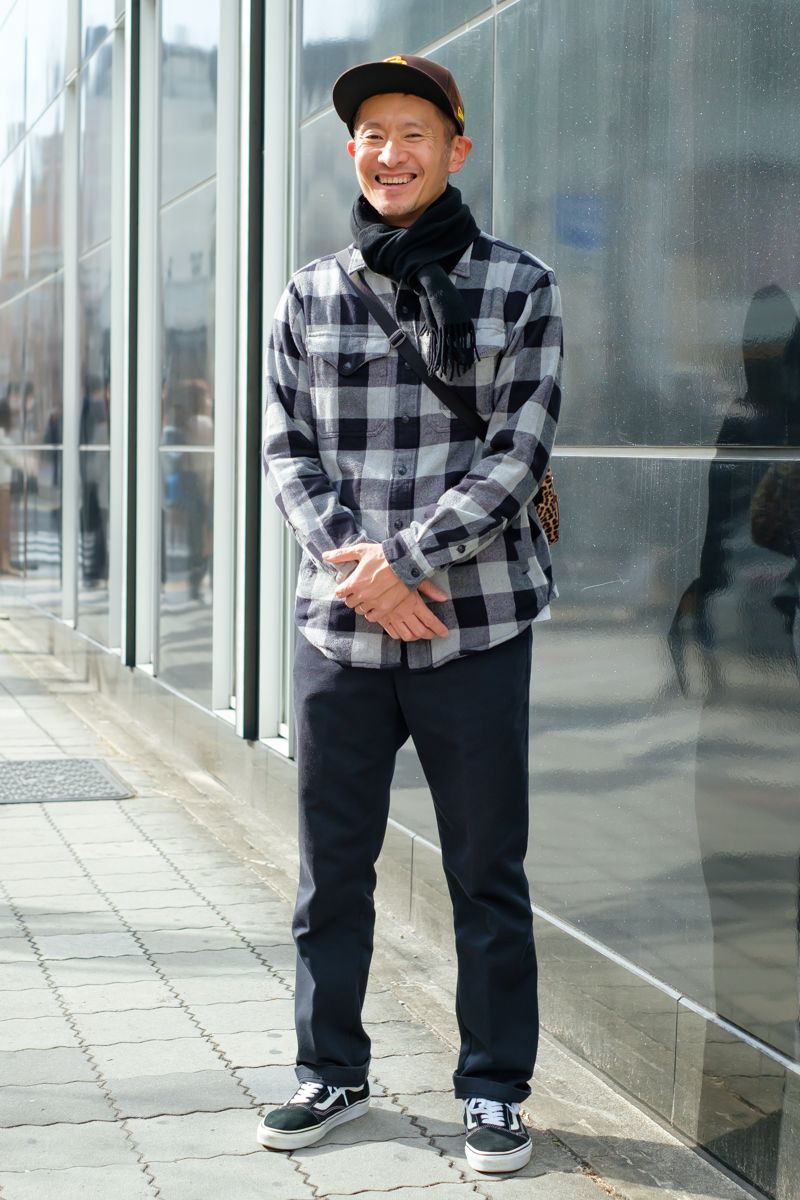 ラルフのシャツでモノトーン系ロックテイスト 高橋義秋