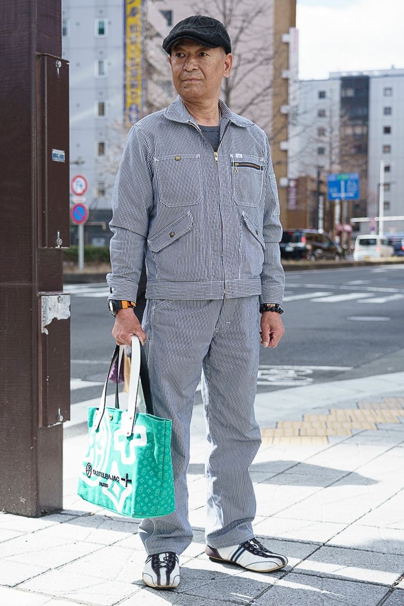 リーの作業着×ハンチングでアメカジワーク 仲野功也