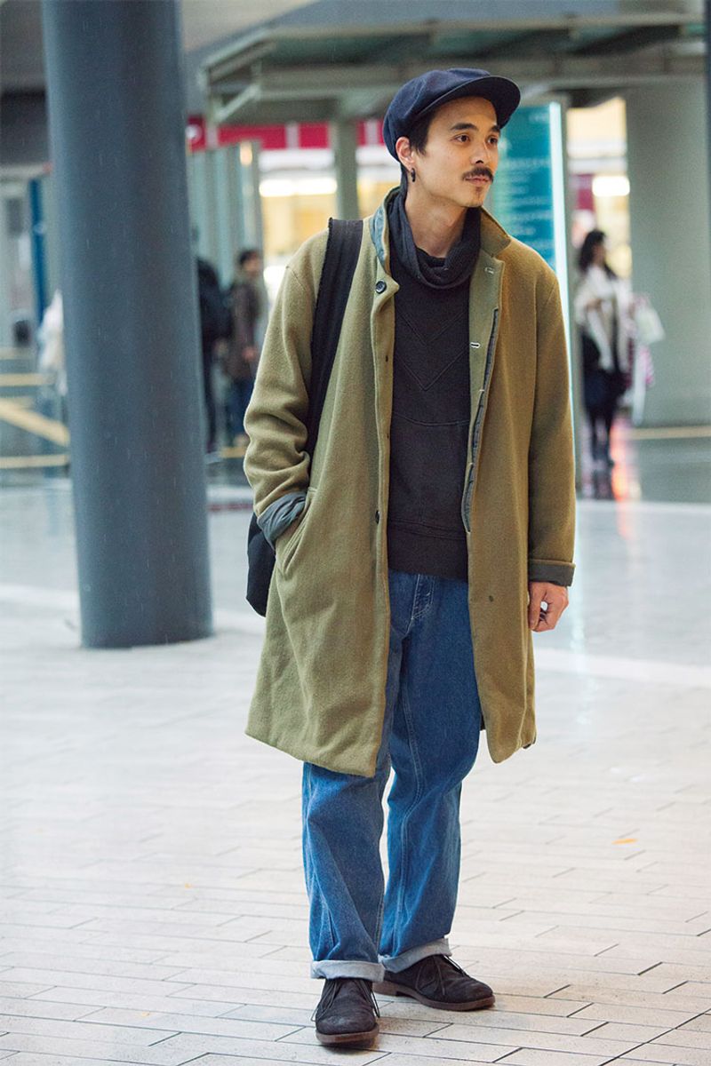 ルーズフィットデニムはロールアップで着こなして 清水信太郎
