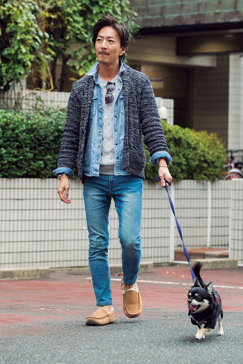 上下デニムをマーシー風に。潮っ気たっぷりのマリンスタイル 渡邊智大