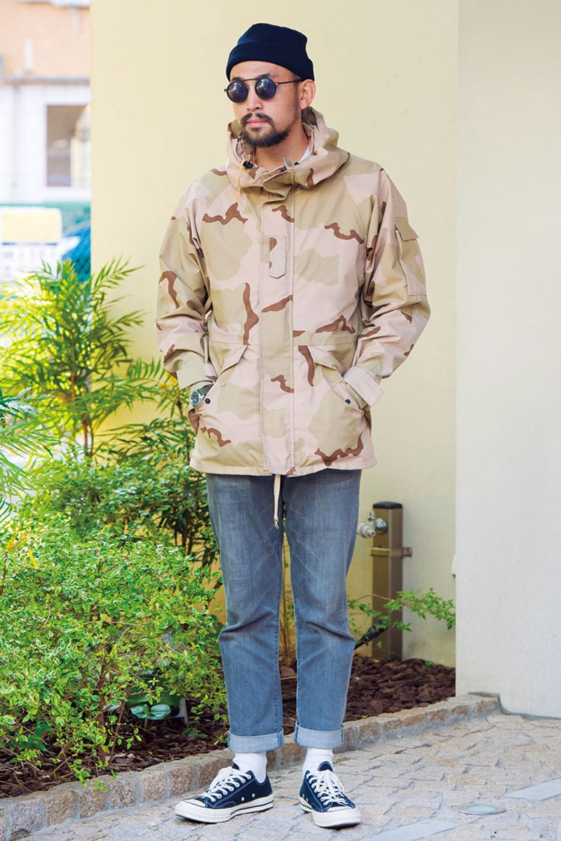 デニムはサイズ感が命！トップスとのバランスが絶妙な好例 井上裕介