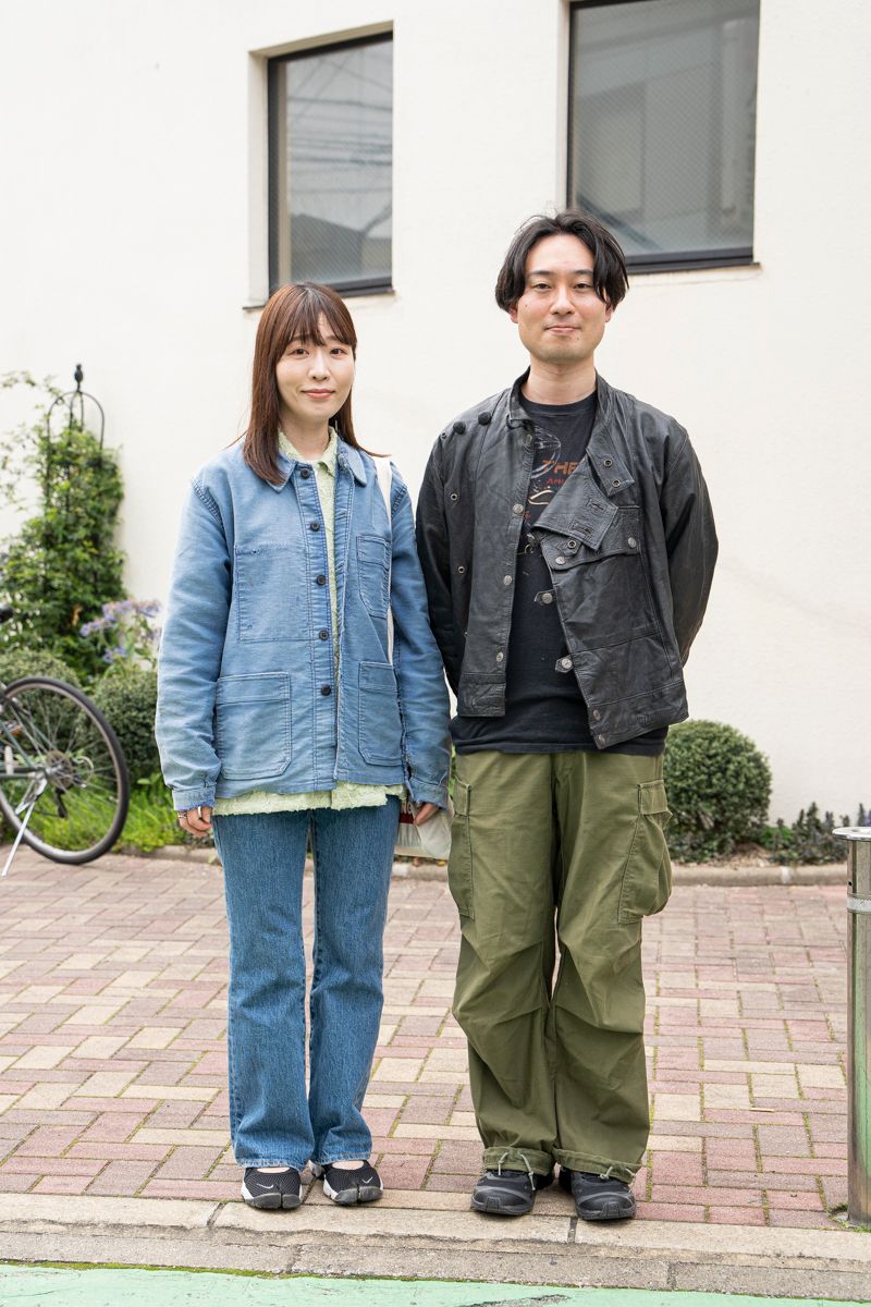 フランス軍ジャケットが主体の古着コーデ 郡司裕介