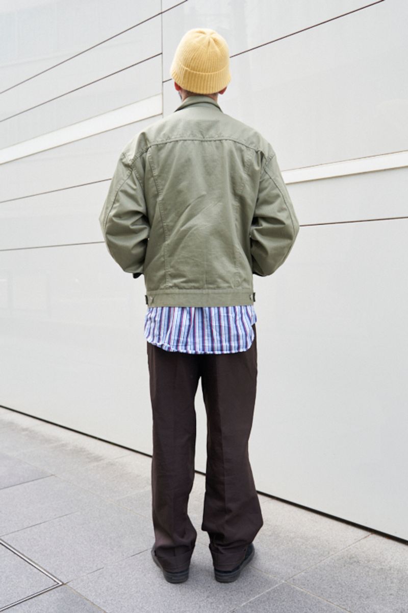 レイヤードで活きるストライプの視覚効果 村上将太 2枚目の写真