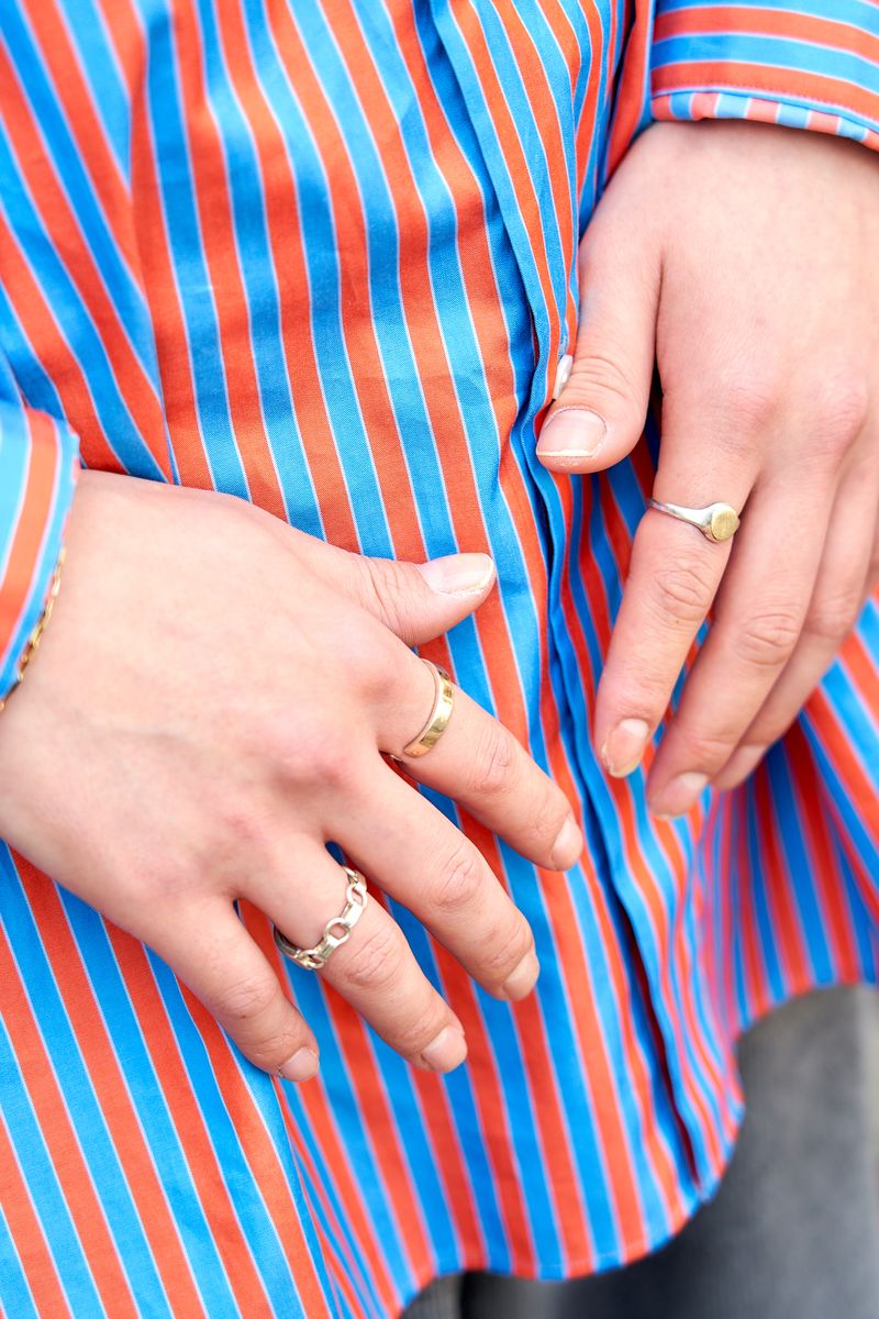 マルチカラーが街に咲く春のストライプ 橋場祐人 5枚目の写真