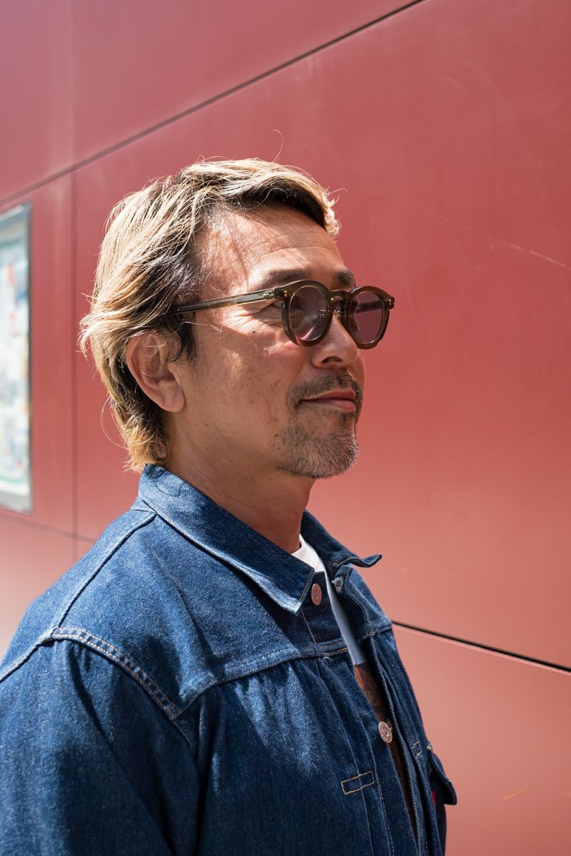 自作Tシャツをデニムセットアップと タケヒロ 3枚目の写真