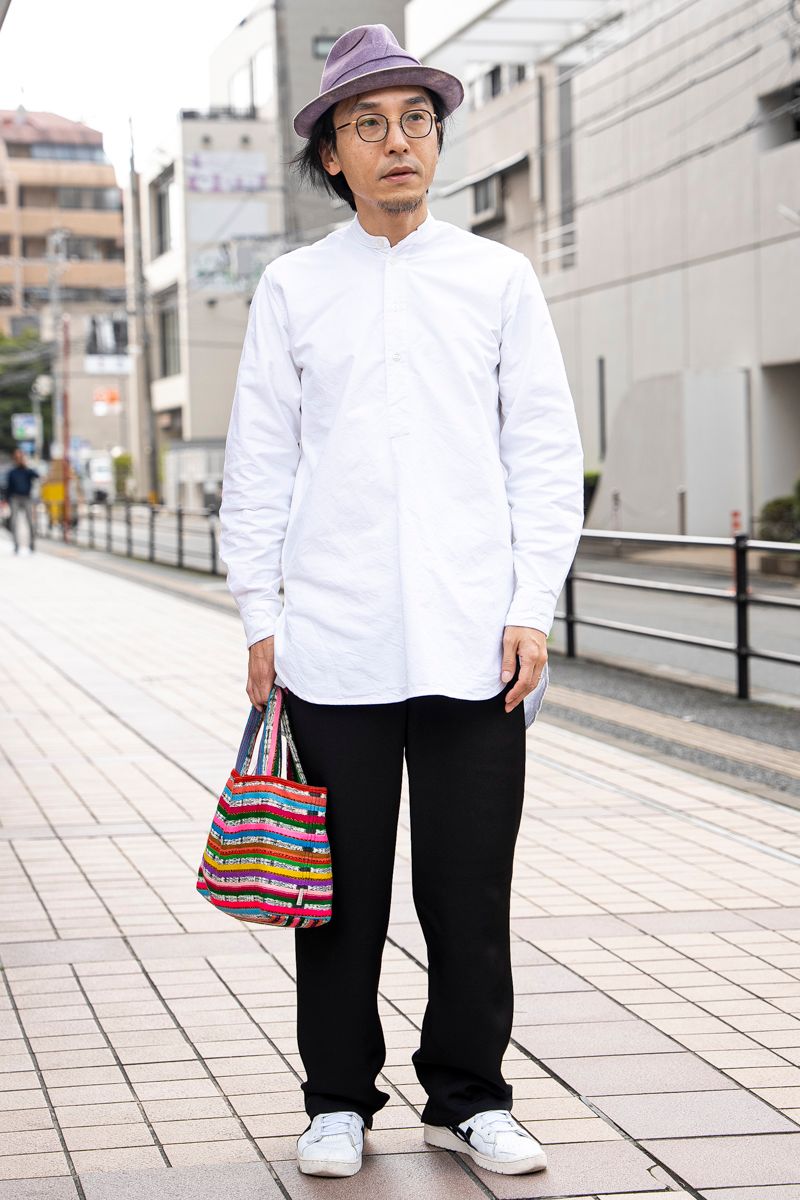 レトロモダンなハット＋カラフルトート 黒川継俊