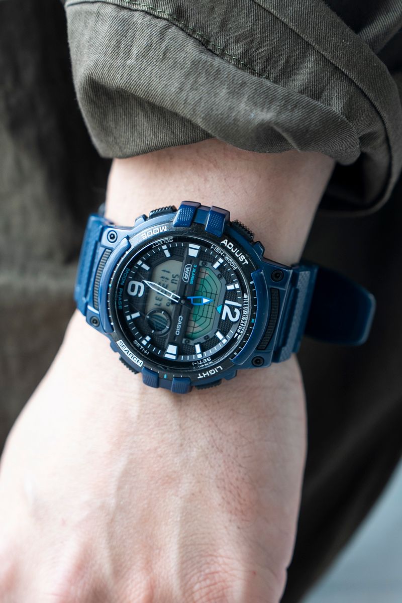 軍スニーカーとミリタリー調シャツが好相性 河野龍乃介 5枚目の写真