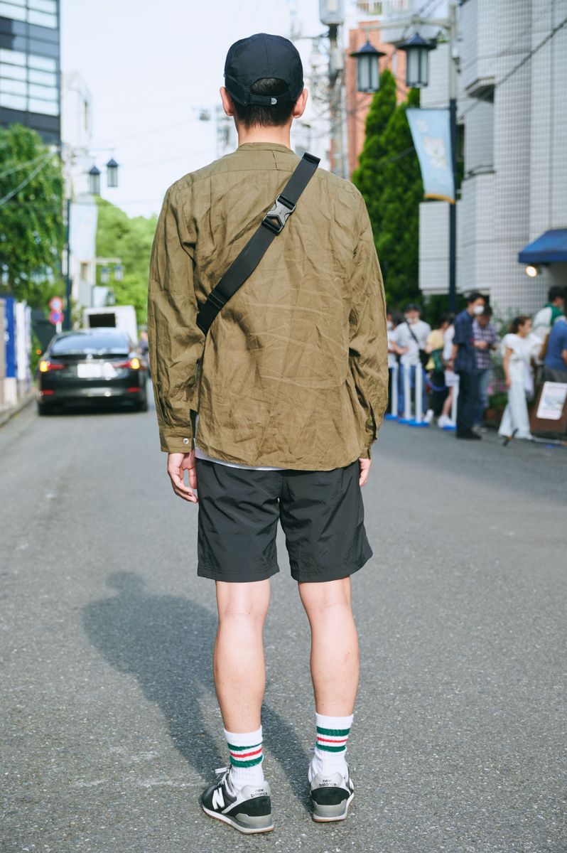 スポーツブランドにミリタリー色でこなれ感 前田聖斗 3枚目の写真