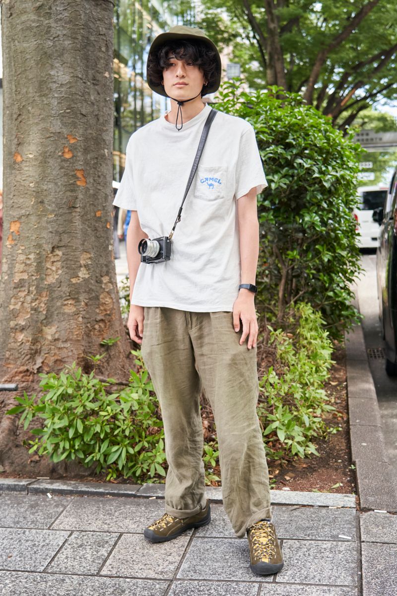 動きやすさ重視のアクティブな装いで激写 熊倉心平