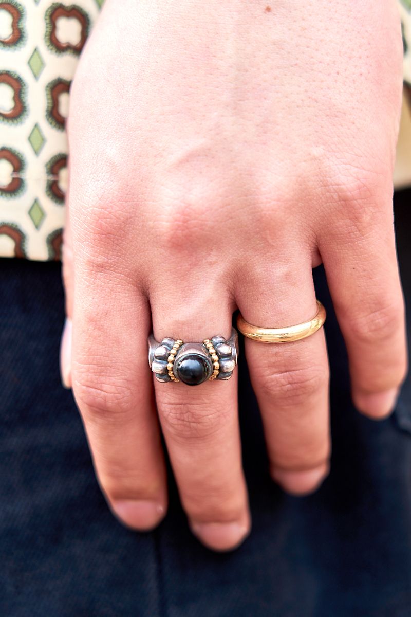 小紋柄とチェッカーフラッグ柄で良いお日柄 吉村海人 6枚目の写真