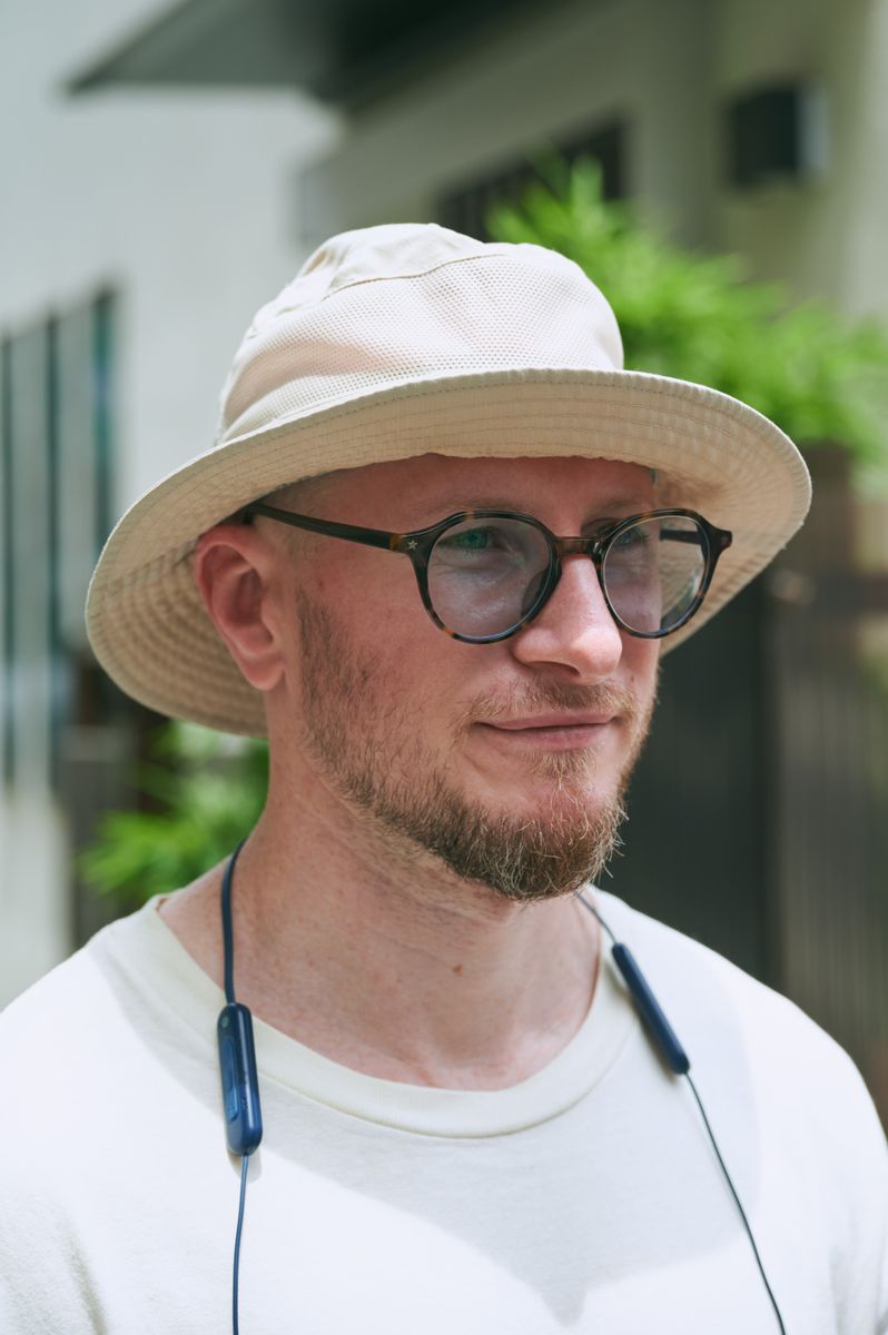 ショップオリジナルTにスイムショーツ クンデベンジャミン 3枚目の写真