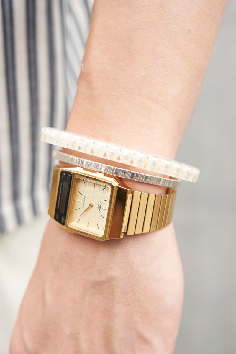 都会のサマーコーデ。ストライプ＆メッシュ 小島大河 5枚目の写真