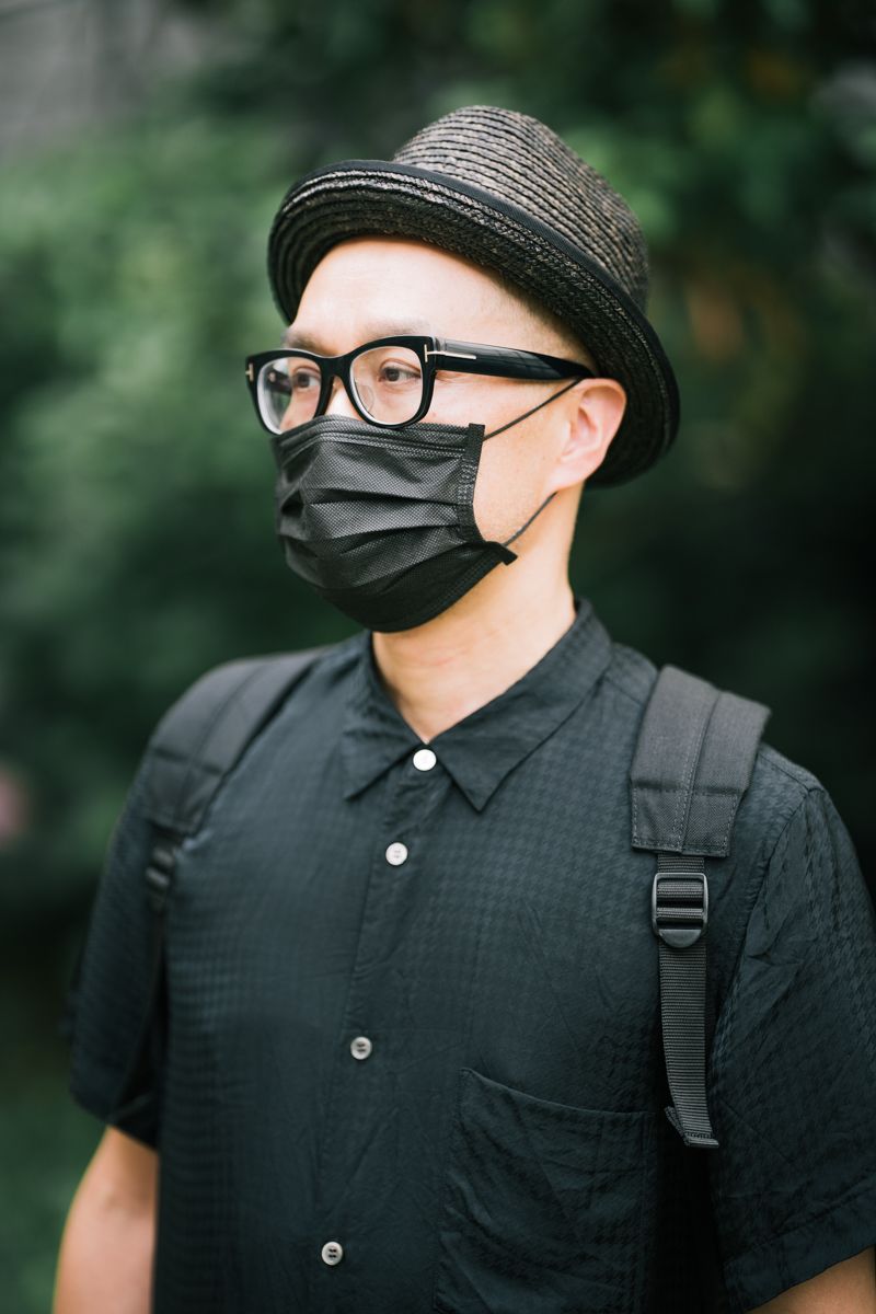 ハットで夏仕様。ギャルソンの黒コーデ こうじ 3枚目の写真