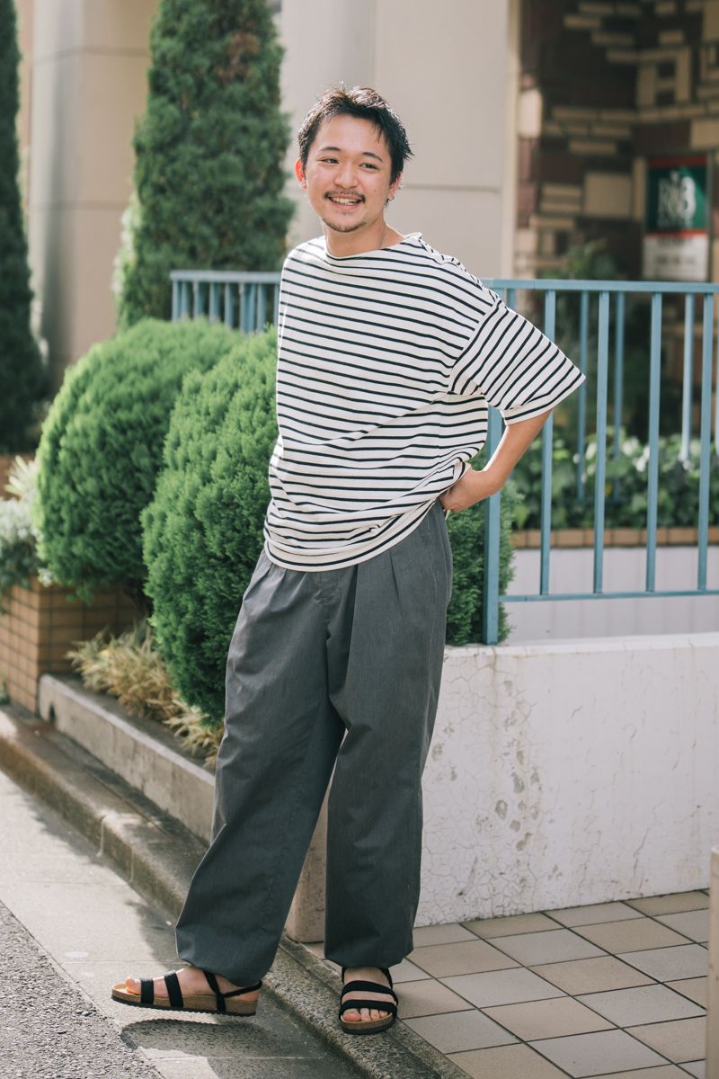 オーバーサイズを巧みに着こなす20代 東海林大輝