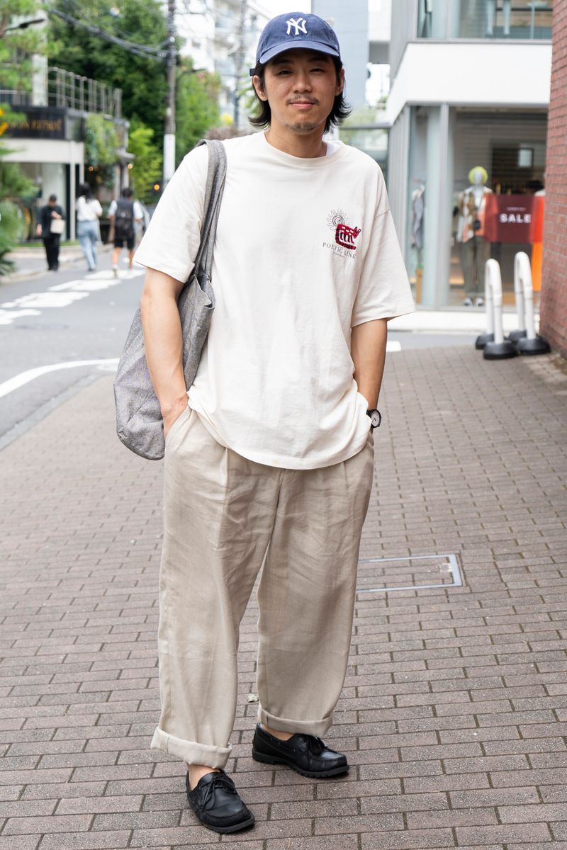 夏の天然素材。麻のパンツでゆるっと気分 MYEONG SEYOON