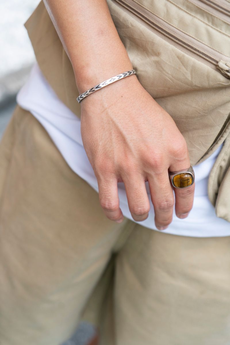 同系色のアイテムを揃えてセットアップ風に 伊藤慎哉 5枚目の写真