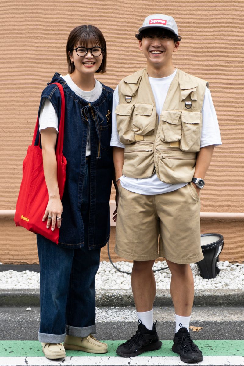 同系色のアイテムを揃えてセットアップ風に 伊藤慎哉