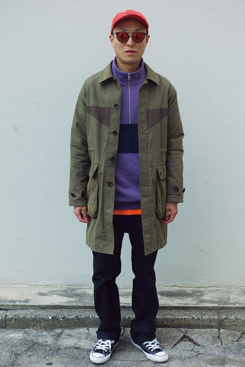 オリーブカラーでしっくりまとめた、巧みな色遣いに脱帽！ 牛尾哲也