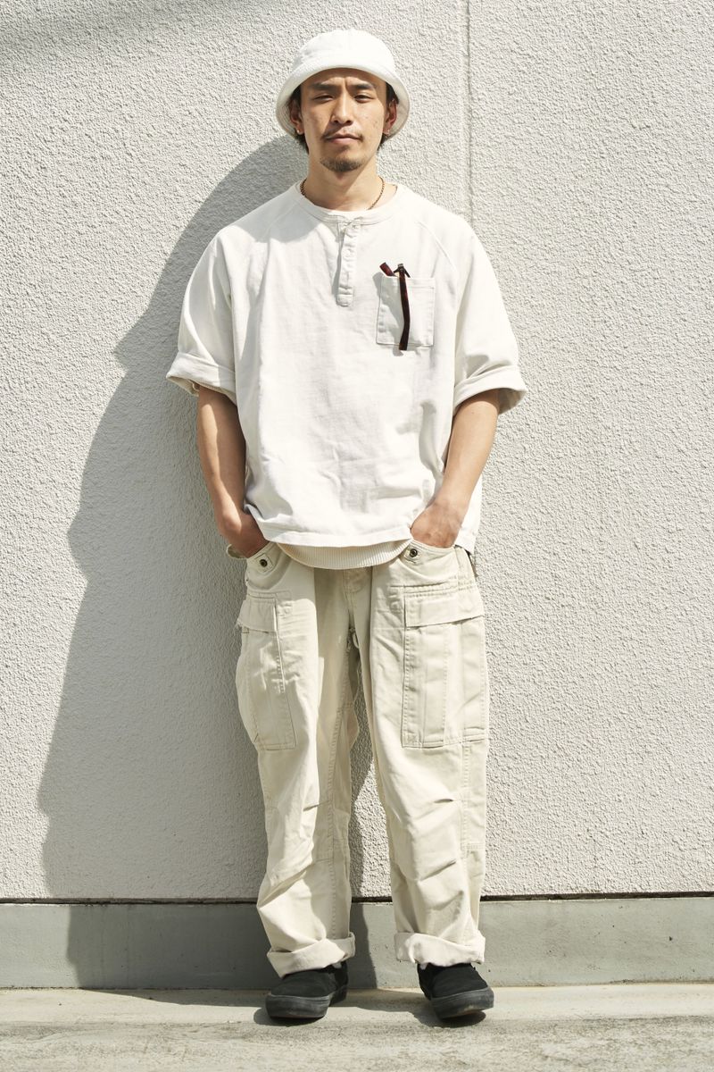 ホワイトコーデに差をつける「ハットも白」 津曲一輝