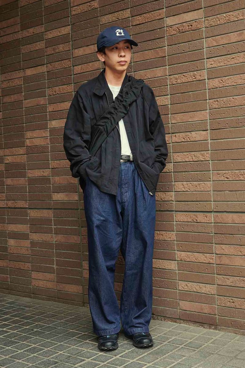 ネイビー＆ブラックを白Tで活かすロジック 堂本慎平