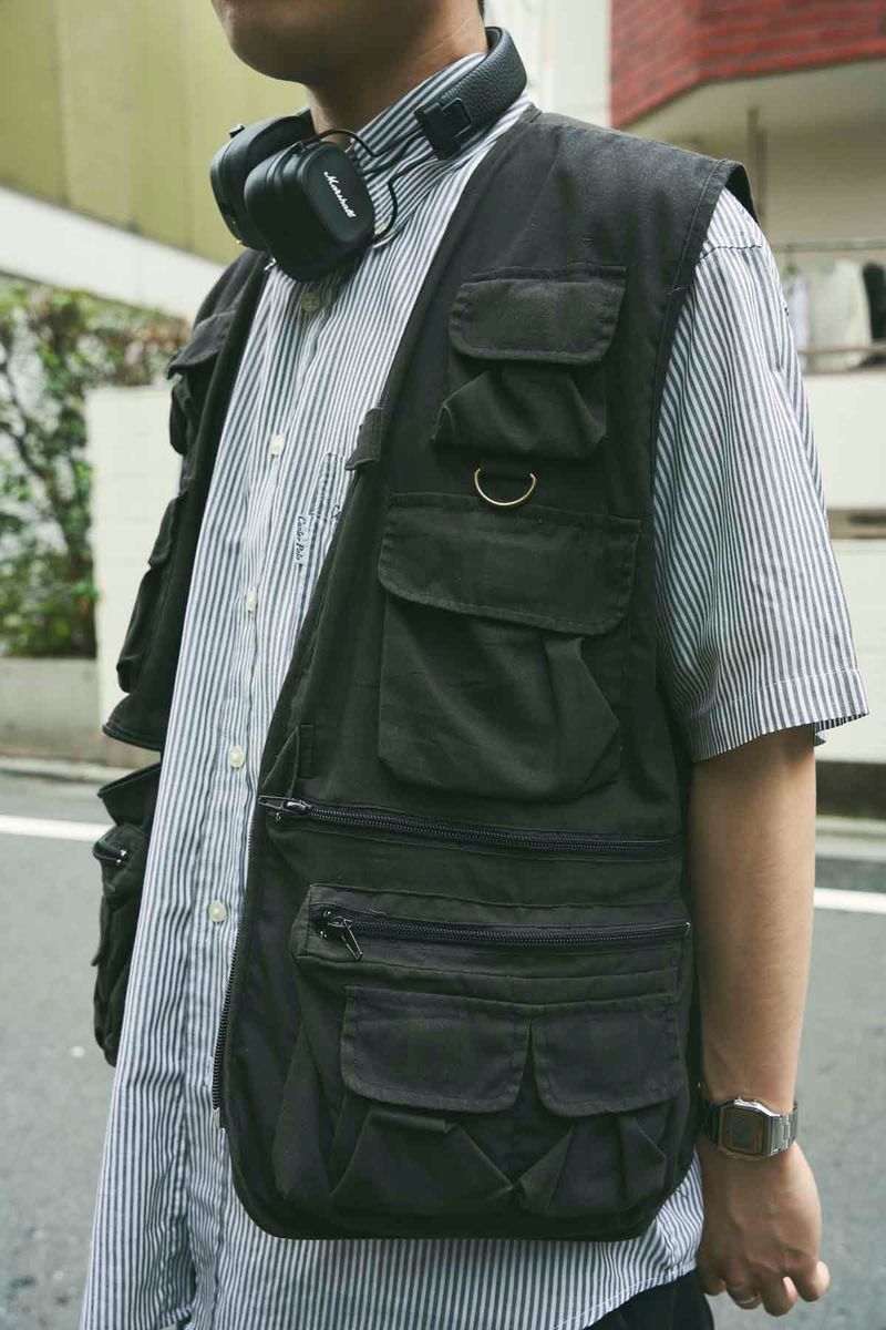 手ぶら派推奨。マルチポケット付きベスト 眞鍋直隆 3枚目の写真