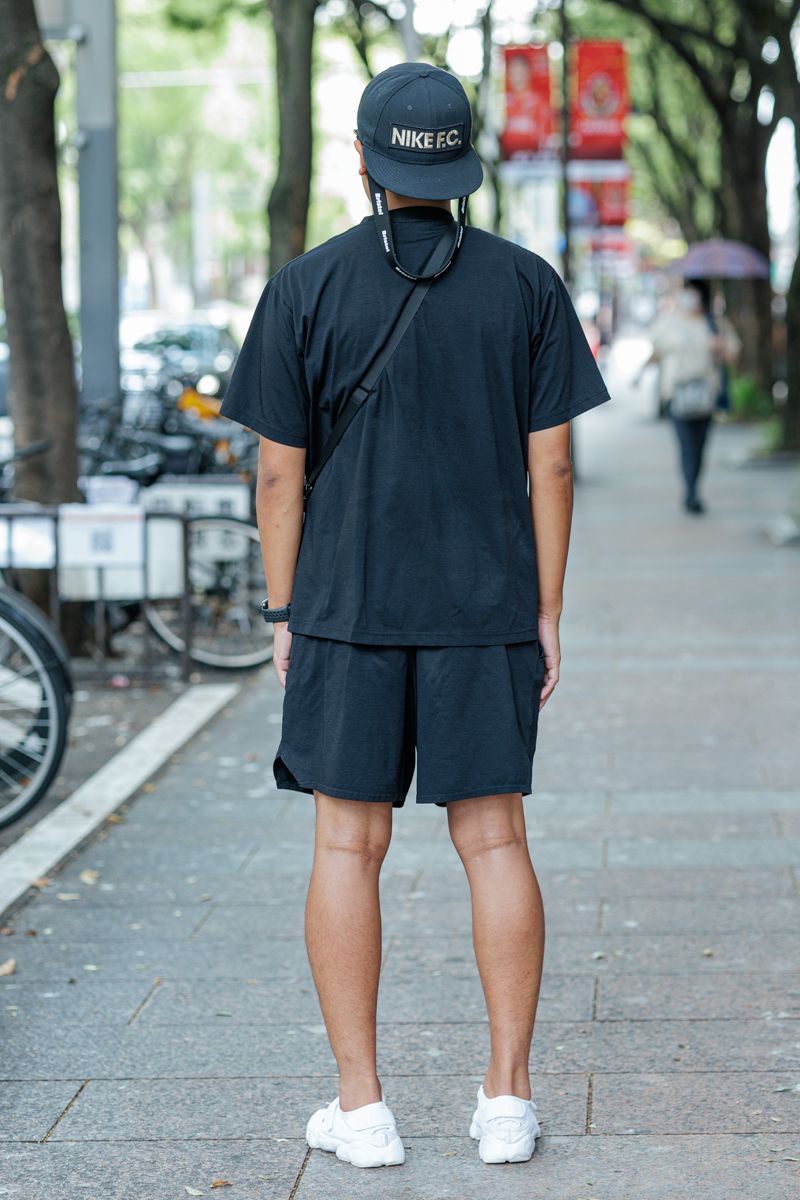 メリハリ上手。黒セットアップ白エアリフト 丸山大介 2枚目の写真