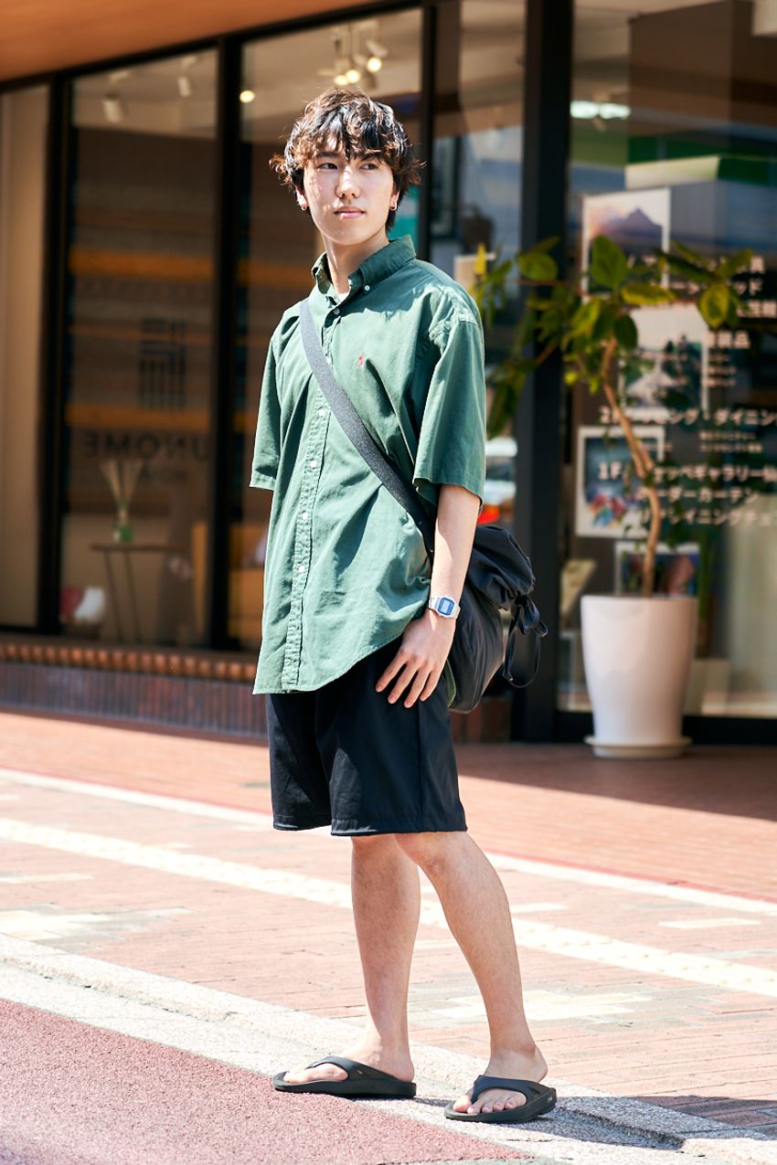 半袖シャツは“ラルフ”一択！青シャツ、柄シャツetc.みんなどんなの選んでた？ - 7枚目の画像