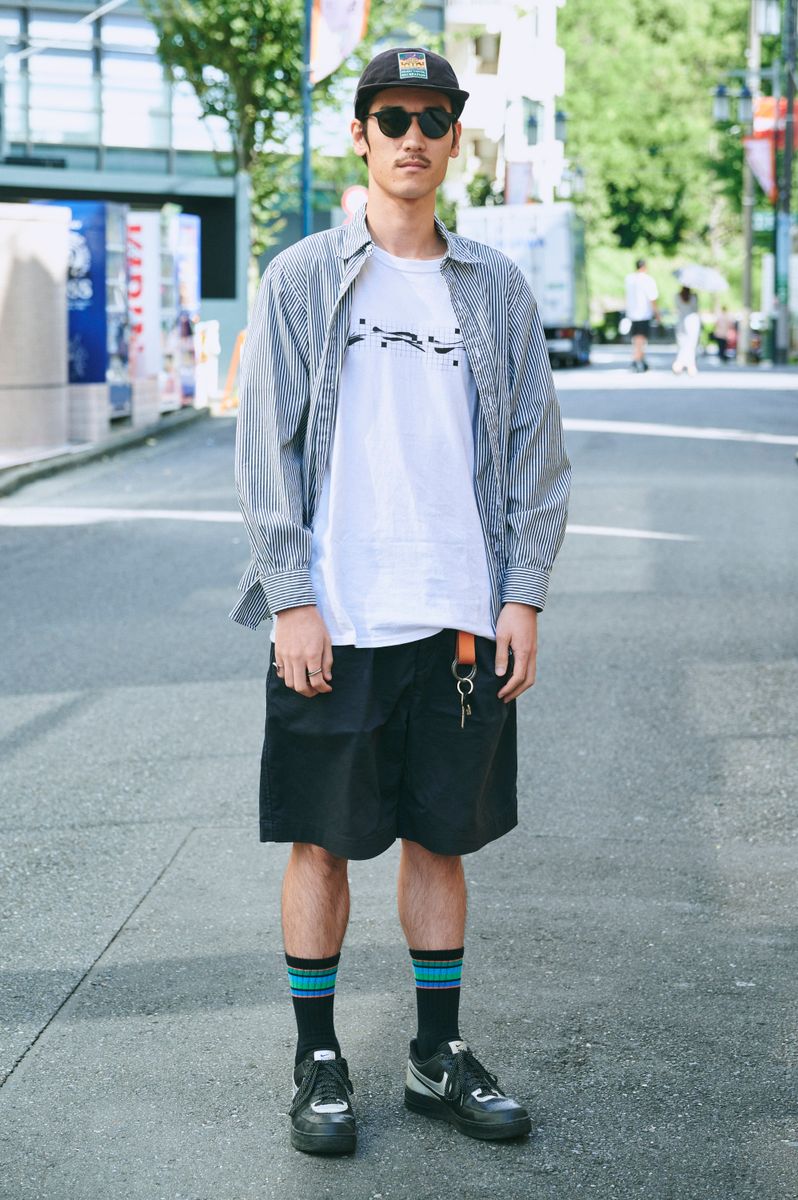 ショーツコーデの温度差対策はシャツで対応 比嘉拓巳 2枚目の写真