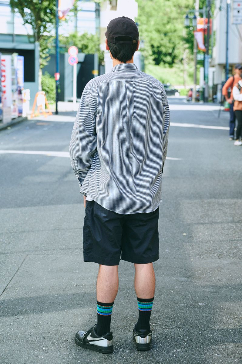 ショーツコーデの温度差対策はシャツで対応 比嘉拓巳 3枚目の写真