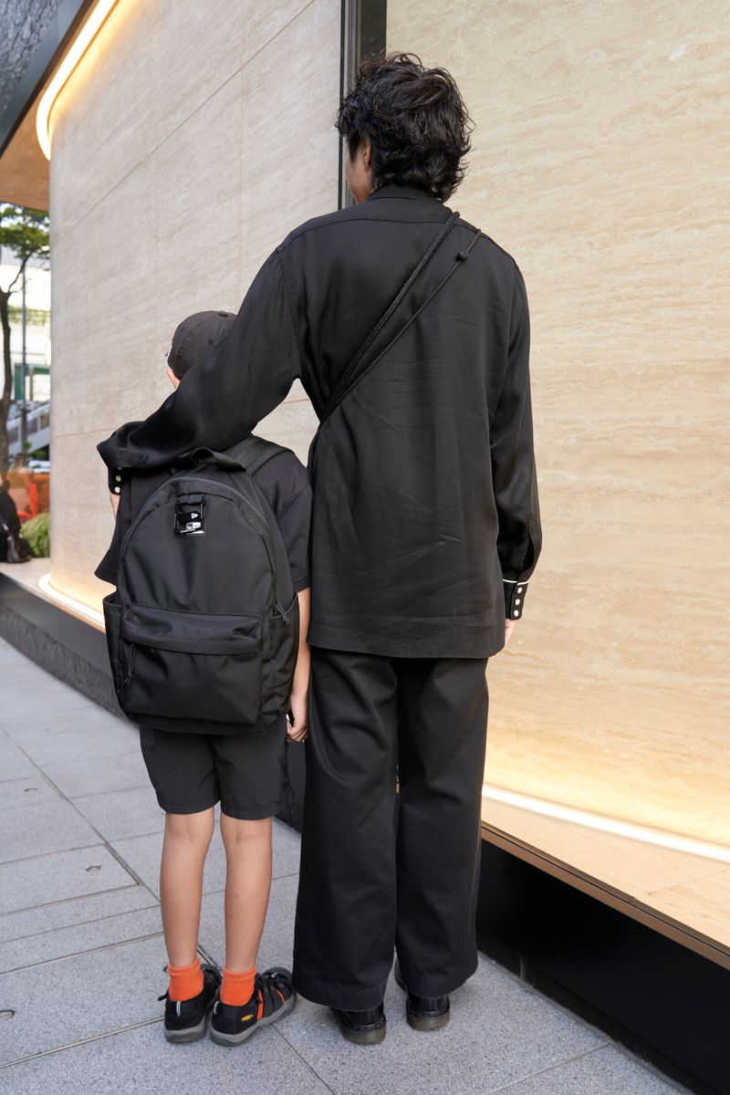 パパのチョイスで黒コーデをペアリング 山本剛史 2枚目の写真