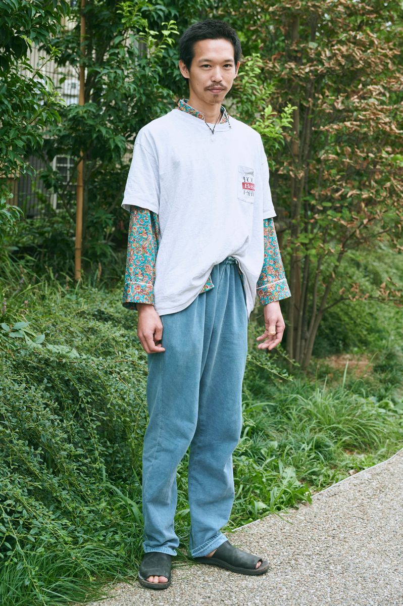 秋ならできるシャツ×Tシャツのレイヤード 井出 譲