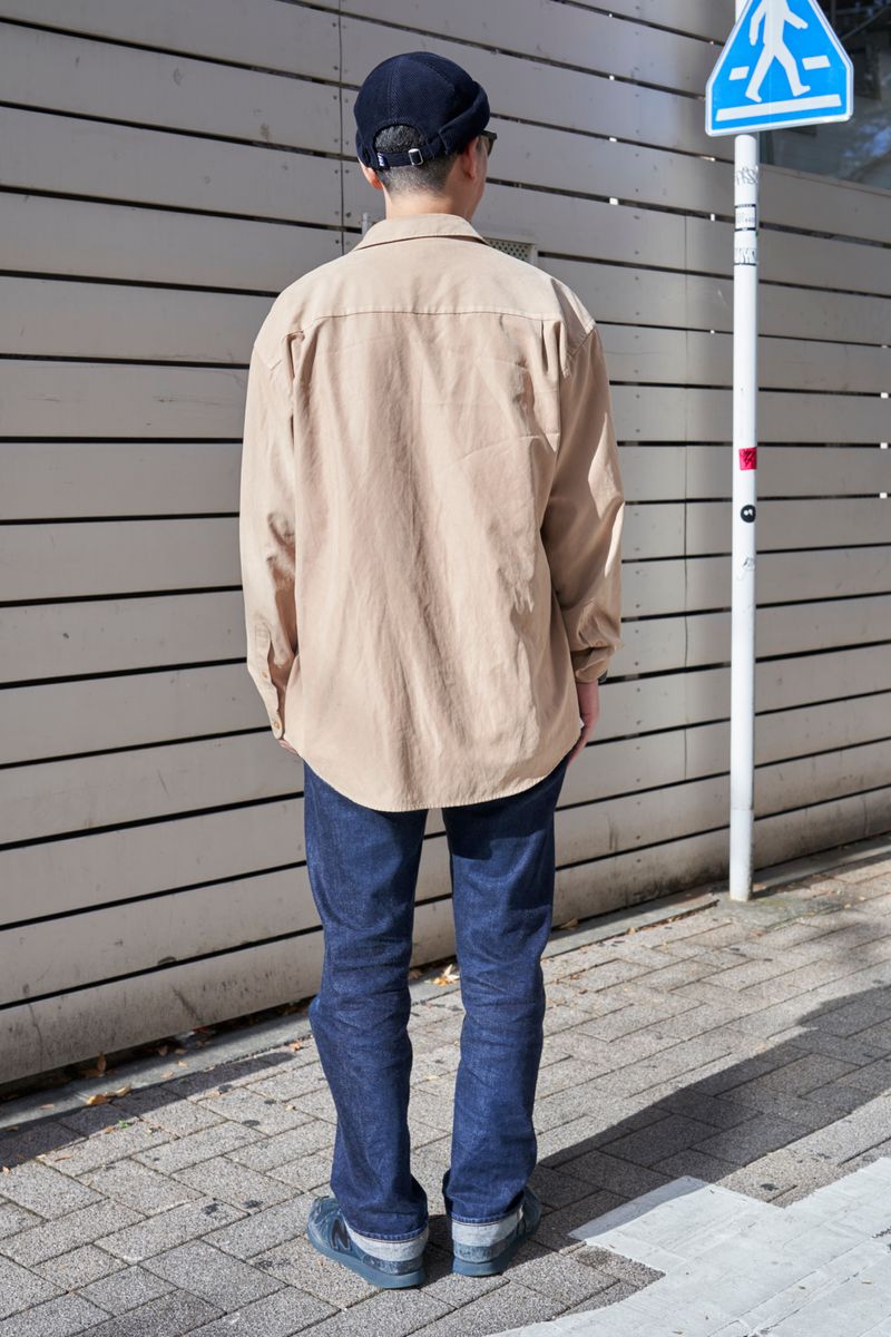 スエードシャツの立体感でマンネリ脱出 サトシ 2枚目の写真