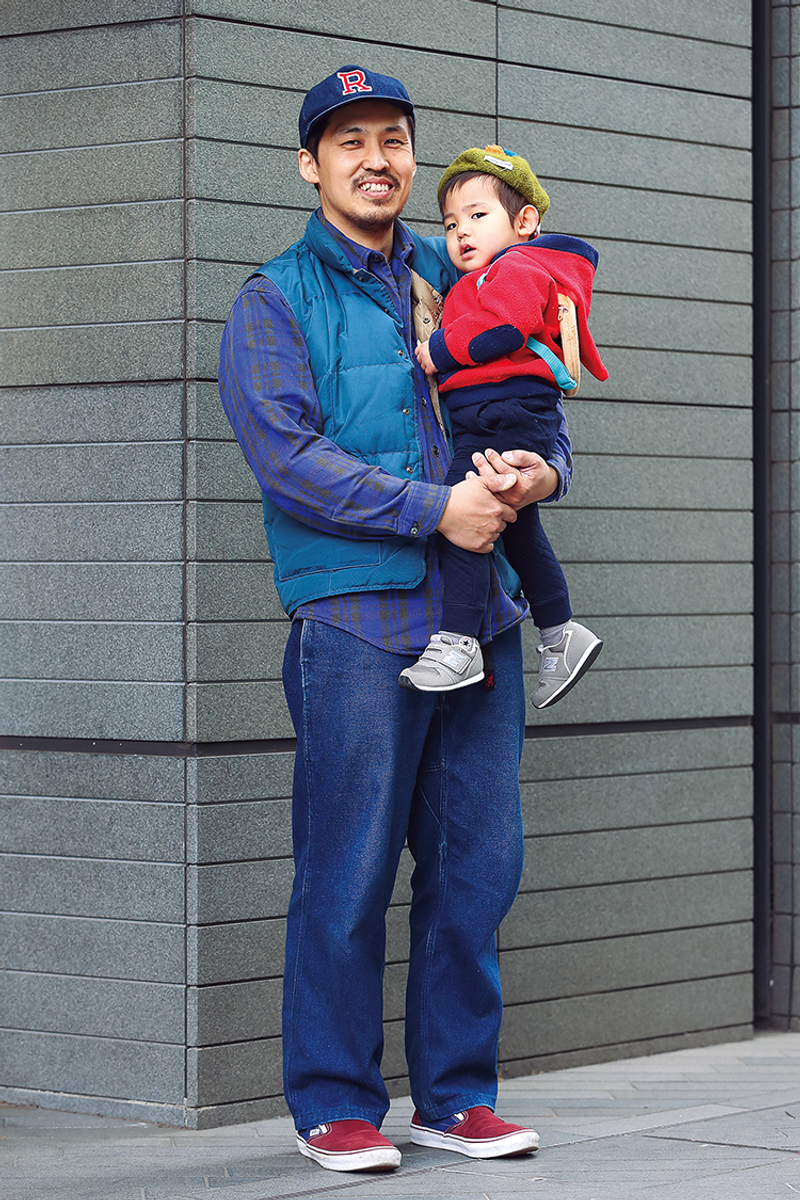 グラデーションが目を引く！カジュアルなストリートスタイル 仲田 健