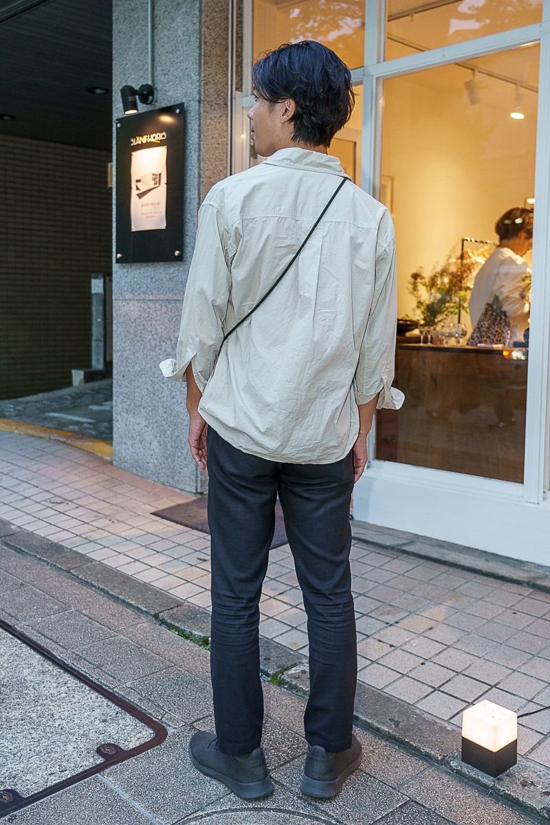 噂のサステナシューズ。ブラックは街で万能 佐々木 享 2枚目の写真