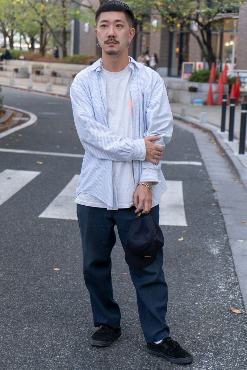 アクセを効かせて古着コーデの洒落度UP 