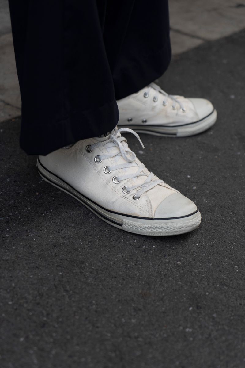 ノーカラーJK＆ワイドパンツの着流しスーツ 鶴崎祥平 5枚目の写真